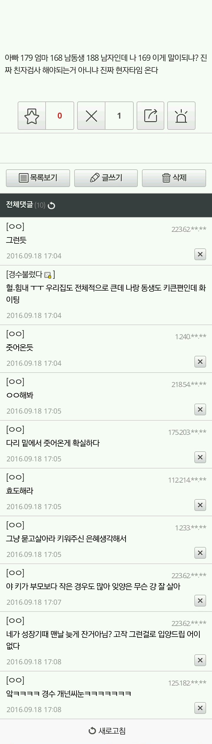 본인이 입양아로 의심된다는 디씨인.jpg | 인스티즈
