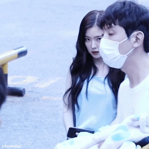 눈빛으로 사람 때리는 아이린.gif | 인스티즈