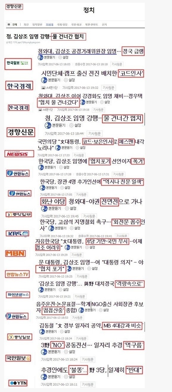 김상조 위원장 임명되자 언론대통합 | 인스티즈