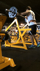 헬갤러의 밀리터리프레스 70kg 도전.gif | 인스티즈