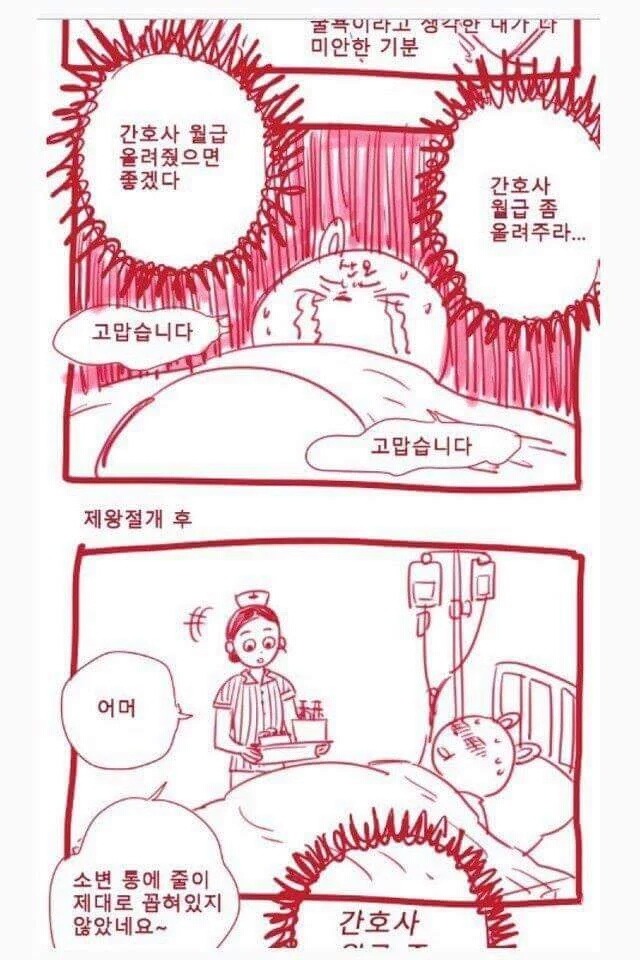 간호사 월급 올려줬으면 하는 만화.jpg | 인스티즈