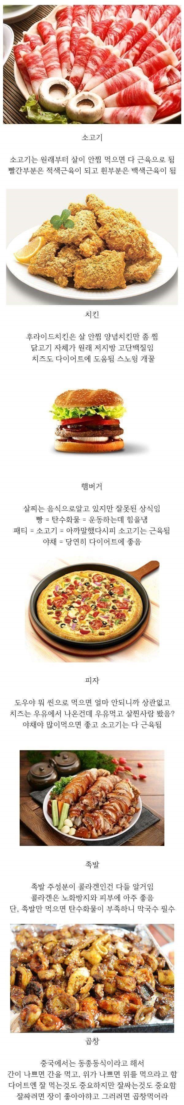 살안찌는음식 | 인스티즈
