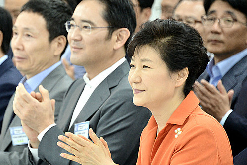 대통령과 대기업 부회장.jpg | 인스티즈