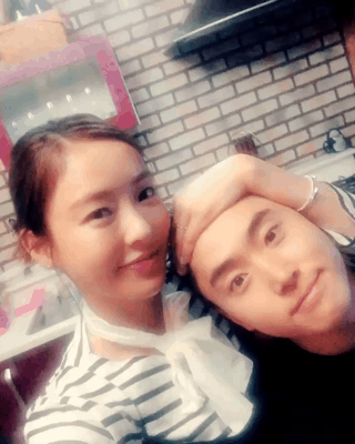 이다희가 동생에게 뽀뽀했을 때 동생 반응.gif | 인스티즈