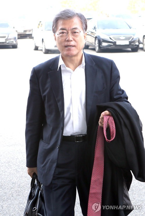 서울로 상경하는 문재인 대표.jpg | 인스티즈
