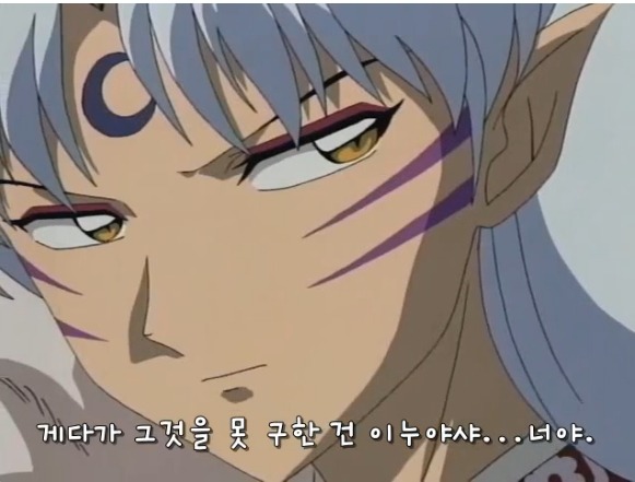 이누야샤 가슴에 팩폭날리는 셋쇼마루 | 인스티즈