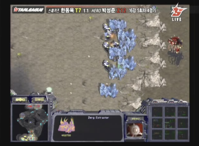 [스타1] 임요환급 심리전으로 박성준의 저그 후두려패는 한동욱.gif | 인스티즈