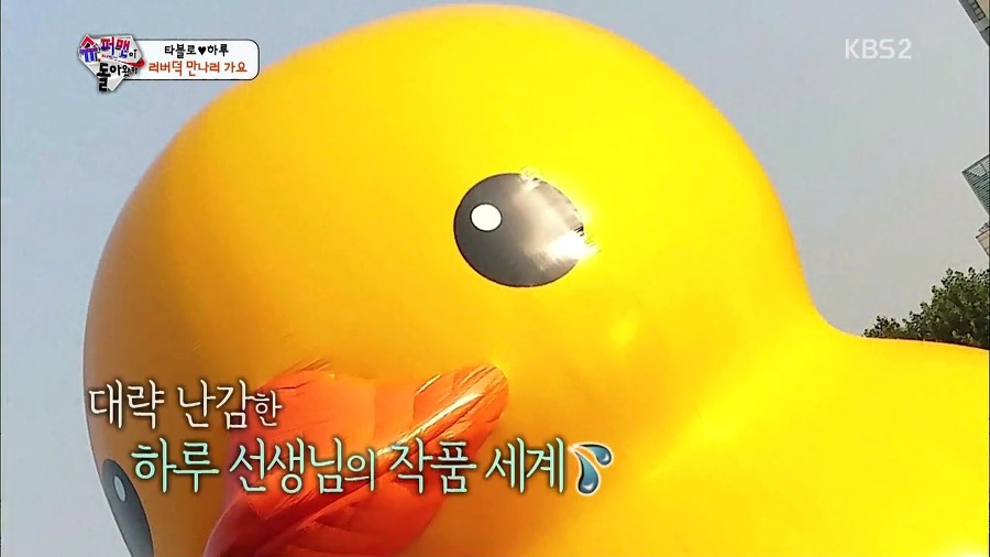 [슈퍼맨이돌아왔다] 러버덕 만나러 가는 하루 | 인스티즈
