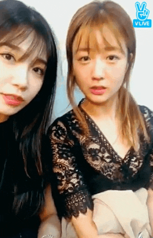 완전 쌩얼로 브이앱 방송한 보미 하영이.jpg | 인스티즈