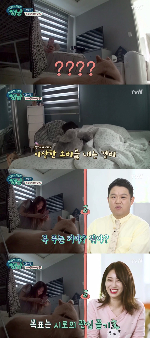 [대화가필요한개냥] 나인뮤지스 경리와 사랑스러운 반려견 시로.jpg | 인스티즈