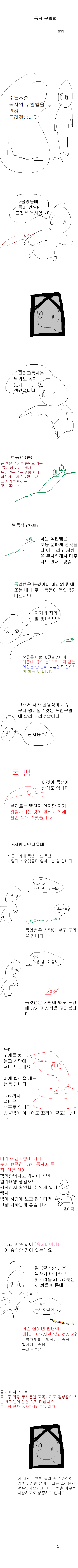 독사 구별법 | 인스티즈