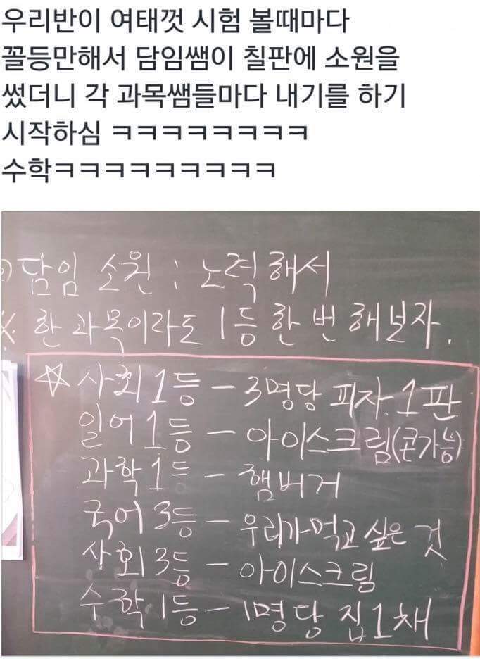 ??? : 수학 1등하면 1명당 집 1채 | 인스티즈