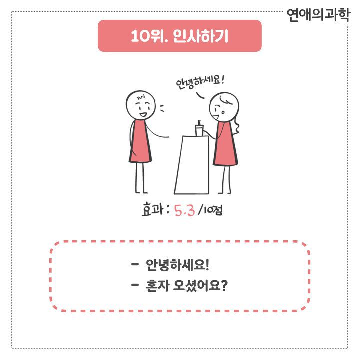 남자에게 대쉬할 때 효과적인 작업 멘트 TOP 10 | 인스티즈