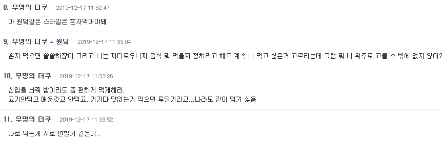 점심시간에 신입들끼리 따로 먹으러 가는거 좀 섭섭하다. ㅋㅋㅋ | 인스티즈