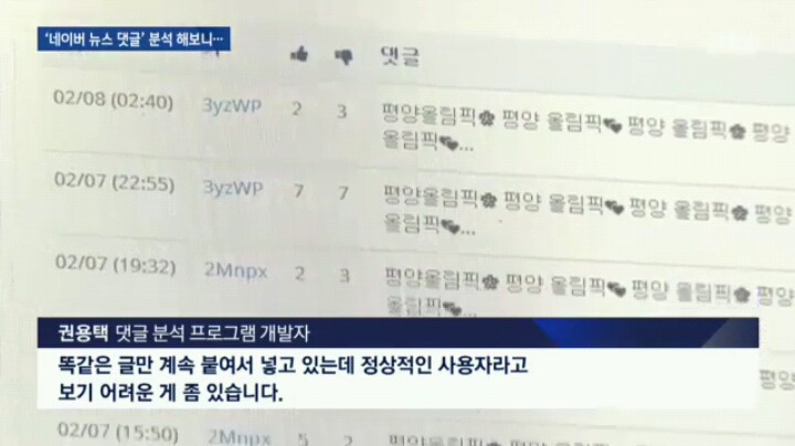 네이버 댓글 분석 근황 ㄷㄷㄷㄷㄷ | 인스티즈