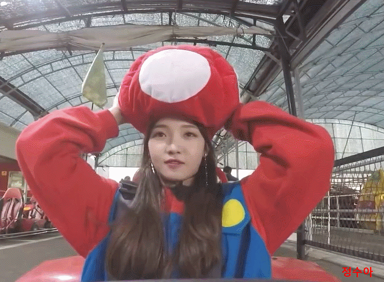 제주도에서 카트타는 프로미스 나인.gif | 인스티즈