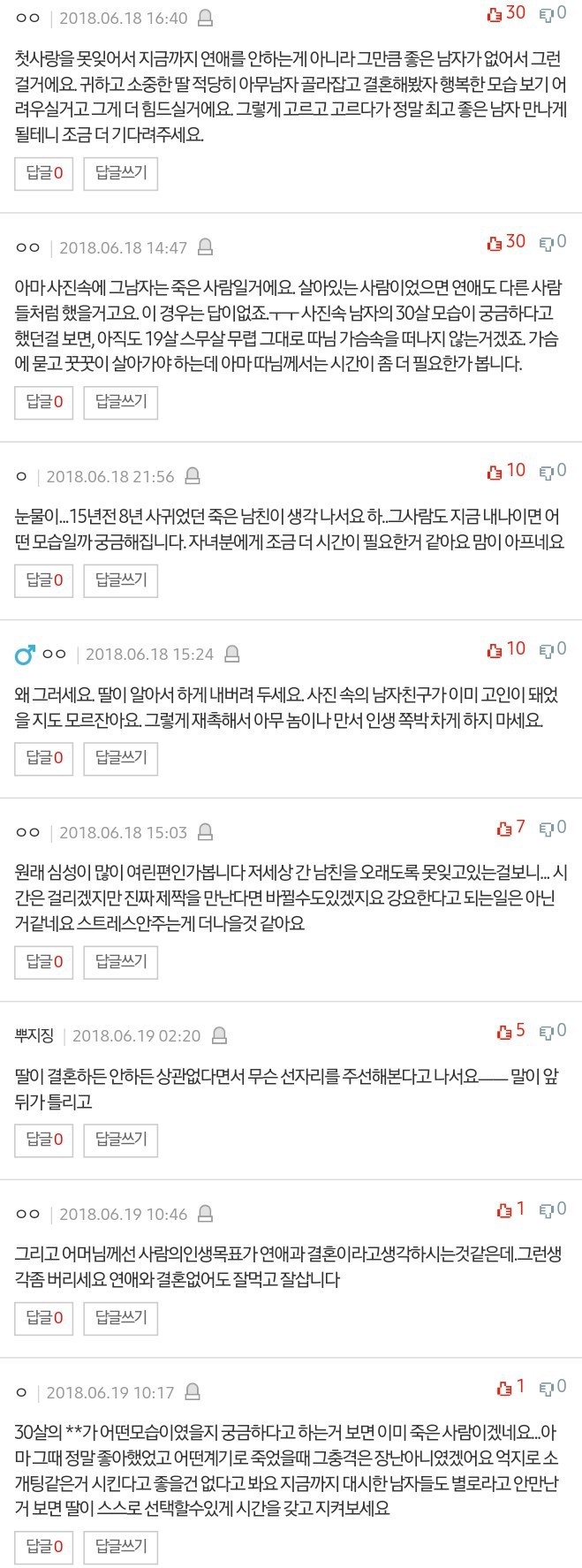 딸아이가 남자를 만나지 않습니다. 제발 도와주세요 | 인스티즈